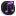 iTunes Purple S Icon 16x16 png